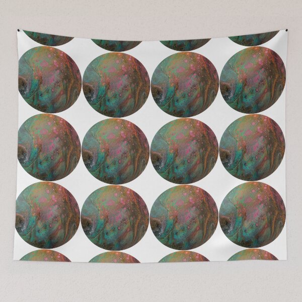 Item preview, Round pink/orange flow designed and sold by Rebecca-Art.