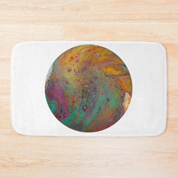 Item preview, Round orange/green flow designed and sold by Rebecca-Art.