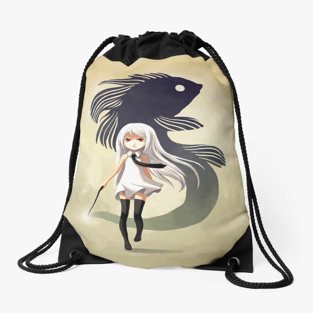 Black Moor Drawstring Bag