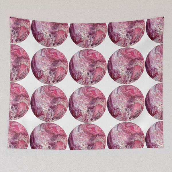 Item preview, Round pink flowl designed and sold by Rebecca-Art.