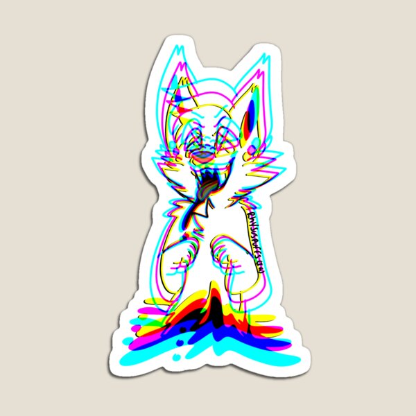 Item preview, Trippy wolf v3 color 1 designed and sold by Pidge Coidae.