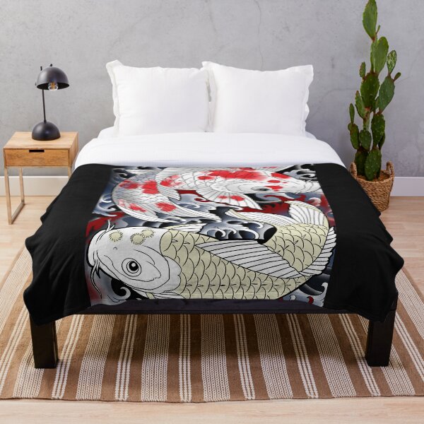 Aperçu de l'œuvre Kohaku et Ghost Koi créée et vendue par ColorTime.