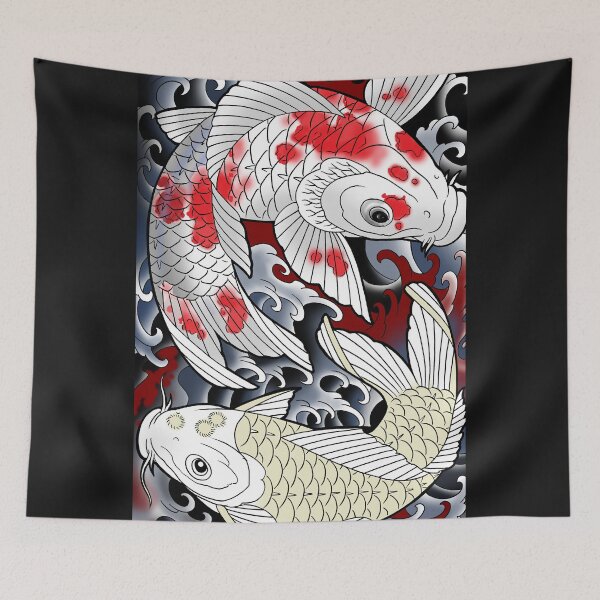 Artikelvorschau, Kohaku und Ghost Koi entworfen und verkauft von ColorTime.