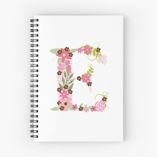 Item preview, Letter E from flowers and leaves designed and sold by diemar.