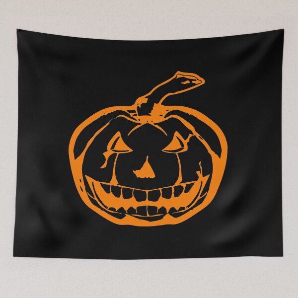 Item preview, Outline of an Evil Pumpkin Jack-o'-lantern  designed and sold by WeMadeOurWorld.