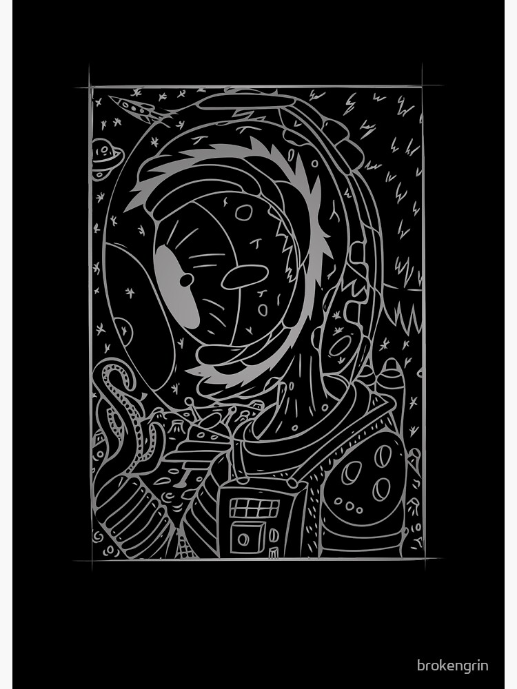 "Giant Eye Alien" Sticker by brokengrin Redbubble