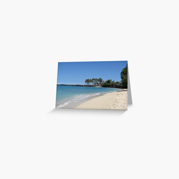 Kona State Beach Hawaii Greeting Card