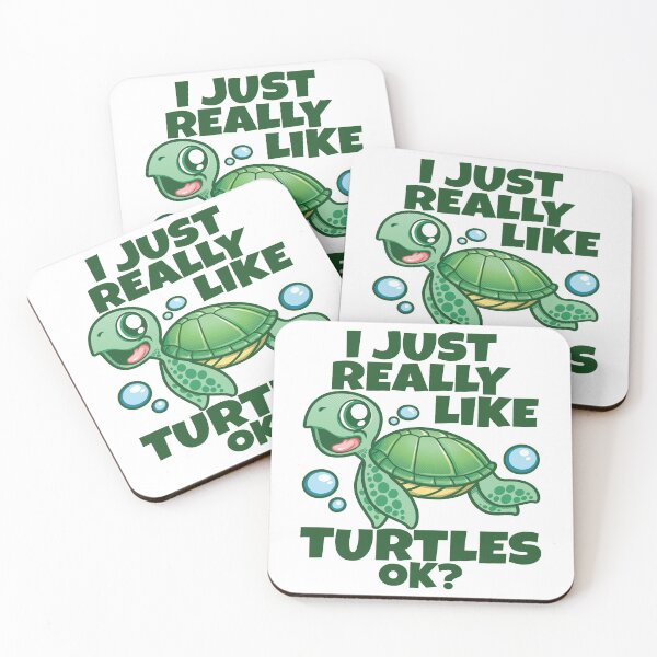 Item preview, Copy of I Just Really Like Sea Turtles OK? Funny Sea Turtle designed and sold by pablomendoza.