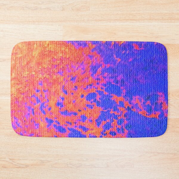Item preview, Orange Yellow and Blue Neon Tropical Sunrise (2/2) designed and sold by GingerEccentric.
