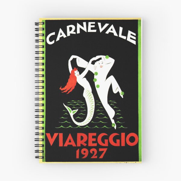 Item preview, CARNEVALE Viareggio 1927 Italian Carnival Vintage Art Deco designed and sold by retroposters.