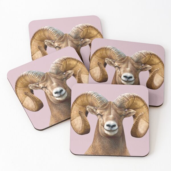 Item preview, Smiling Bighorn Sheep designed and sold by tutuart.