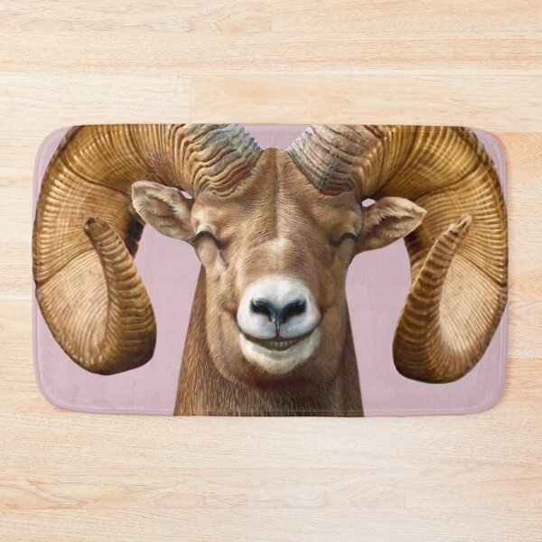 Item preview, Smiling Bighorn Sheep designed and sold by tutuart.
