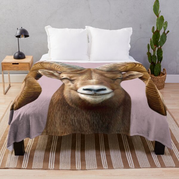 Item preview, Smiling Bighorn Sheep designed and sold by tutuart.