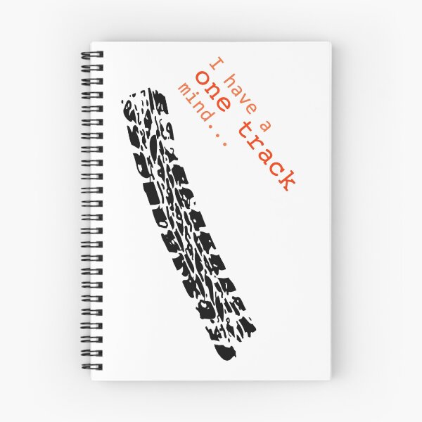 Item preview, I Have a One Track Mind designed and sold by Bikepath.