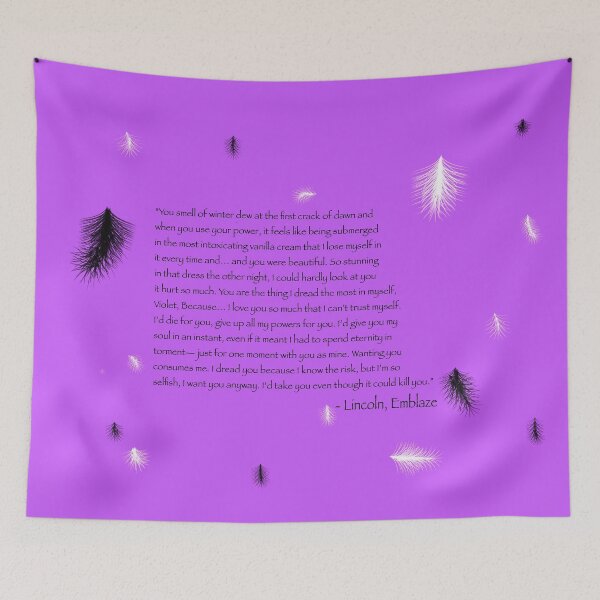 Item preview, Lincoln Emblaze Quote designed and sold by Vi_ BookishDancer13.