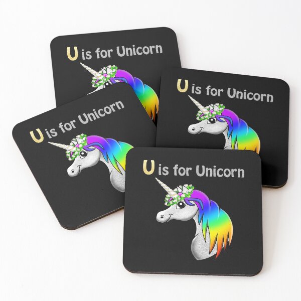 Item preview, Unicorn Statement  - U is for Unicorn designed and sold by talgursmusthave.