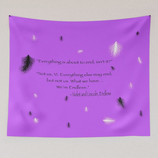Item preview, Violet and Lincoln Endless Quote designed and sold by Vi_ BookishDancer13.