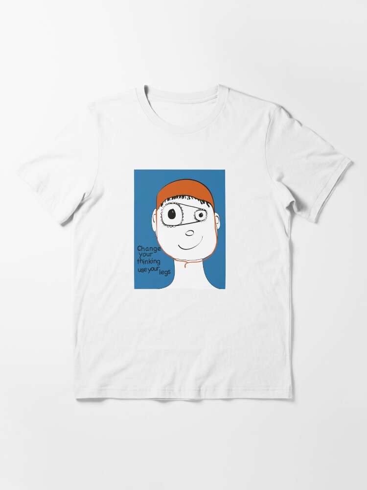 Alternate view of Change Your Thinking Use Your Legs Essential T-Shirt