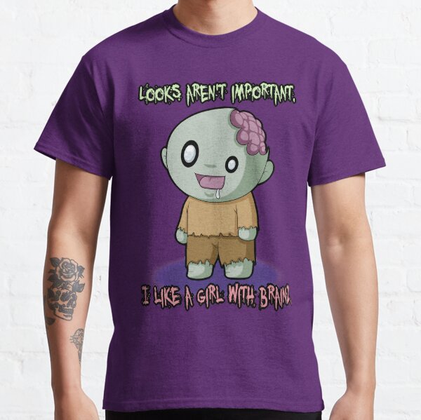 Greggy Like Girl With Brainz - Zombie Humor Classic T-Shirt