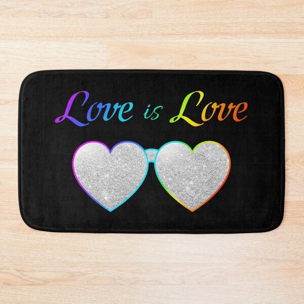 Item preview, Celebrate Equality pride Statement  -  Love Is Love (Black background) designed and sold by talgursmusthave.