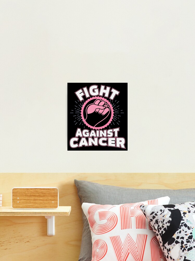 Breast Cancer Awareness Support Pink Ribbons Rehab Art Print by