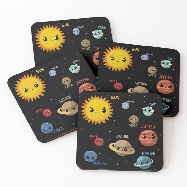 Item preview, Kawaii Solar System designed and sold by ValentinaHramov.
