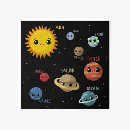 Kids Learn the Planets Solar System Gift Design Idea product Poster for  Sale by Lisbob