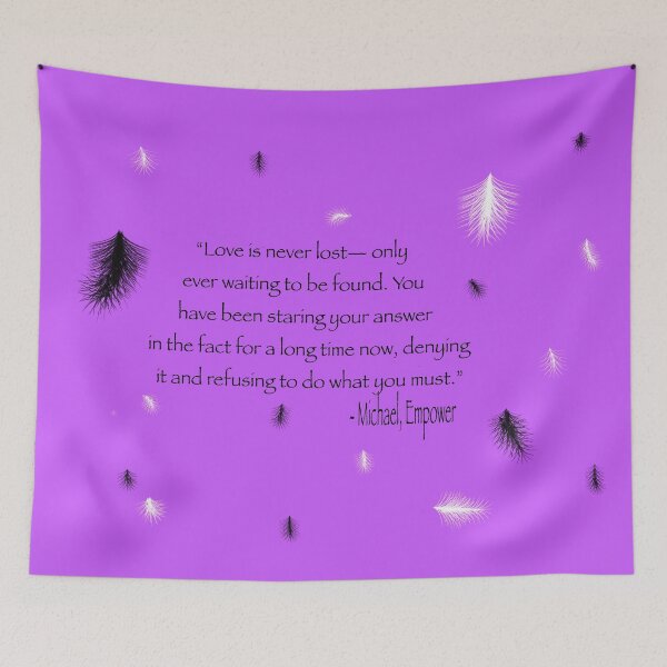 Item preview, Michael Empower Quote designed and sold by Vi_ BookishDancer13.