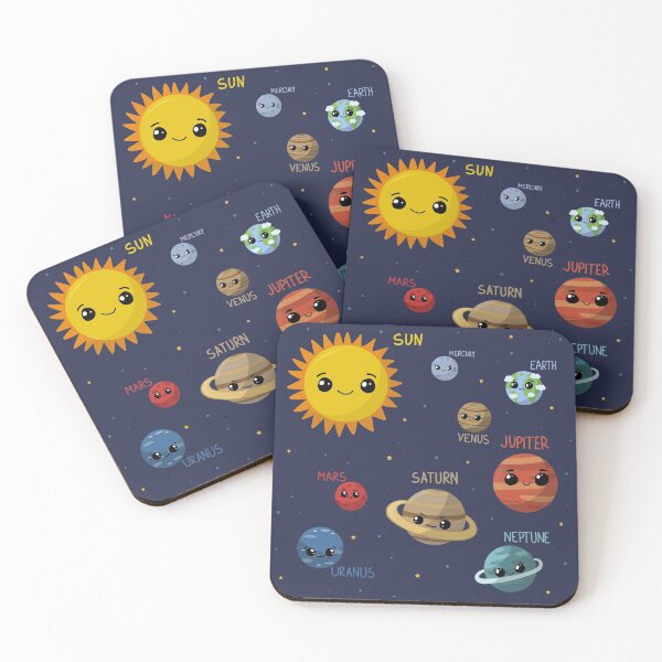 Item preview, Kawaii Solar System designed and sold by ValentinaHramov.