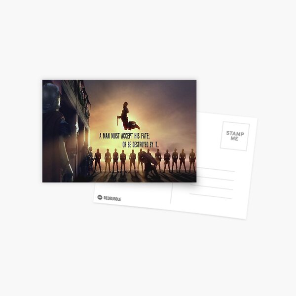 Spartacus-Zitat Postkarte