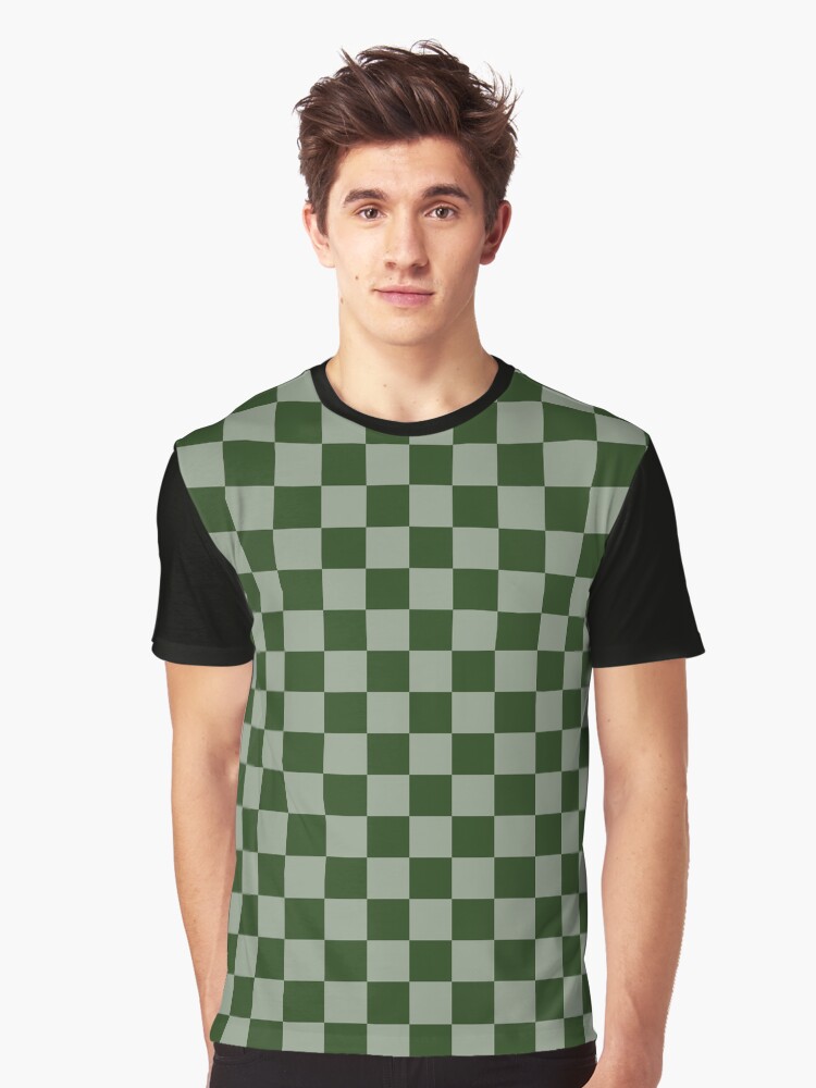 Green checkerboard shirt Clearance