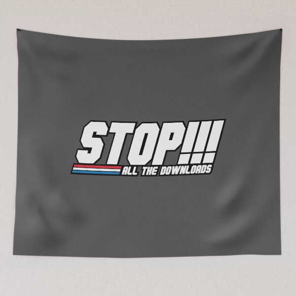 Item preview, Stop all the downloads designed and sold by cogstees.