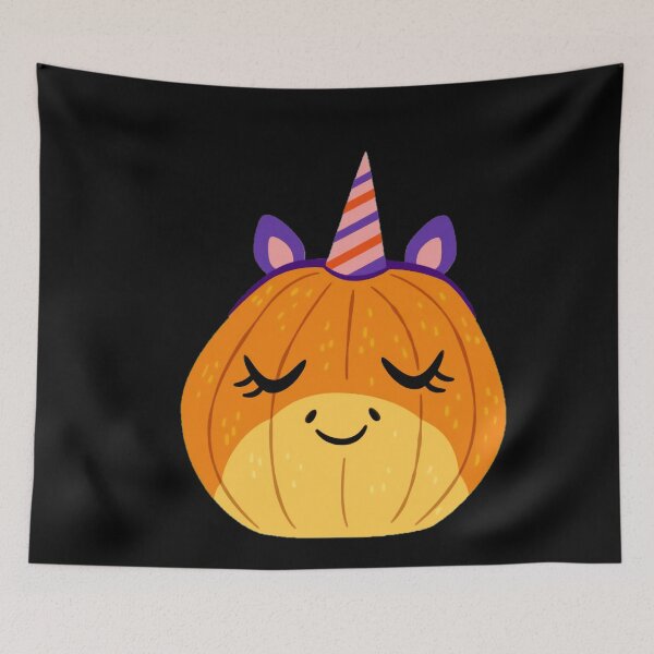 Item preview, Halloween - jack o lantern Unicorn Pumpkin  designed and sold by WeMadeOurWorld.