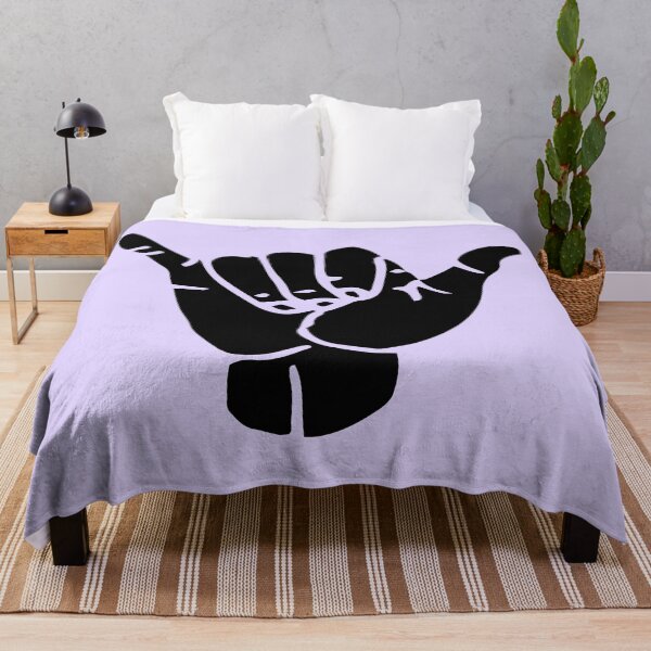 Item preview, Simple Black and White Shaka Hand, Surfer Sign designed and sold by hollanov98.