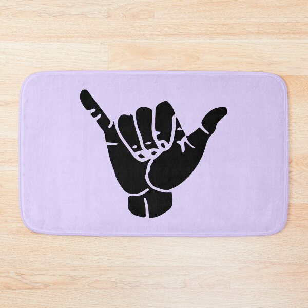 Item preview, Simple Black and White Shaka Hand, Surfer Sign designed and sold by hollanov98.