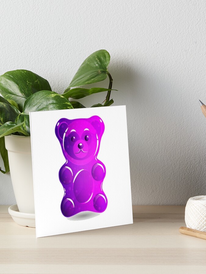 Cartoon Gummy Bear Metal Prints for Sale