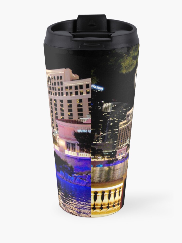 "Bellagio Resort Hotel Las Vegas Nevada America USA" Travel Mug by