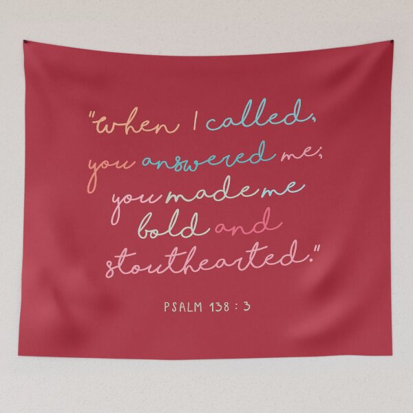 Item preview, Psalm 138:3 color designed and sold by ReVivingHoPe.