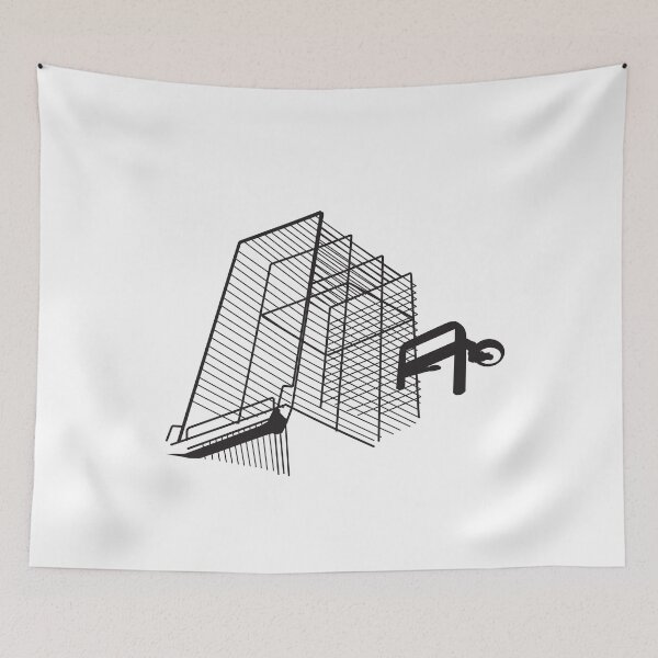 Item preview, submerged shopping trolley cart silhouette designed and sold by sixsixninenine.