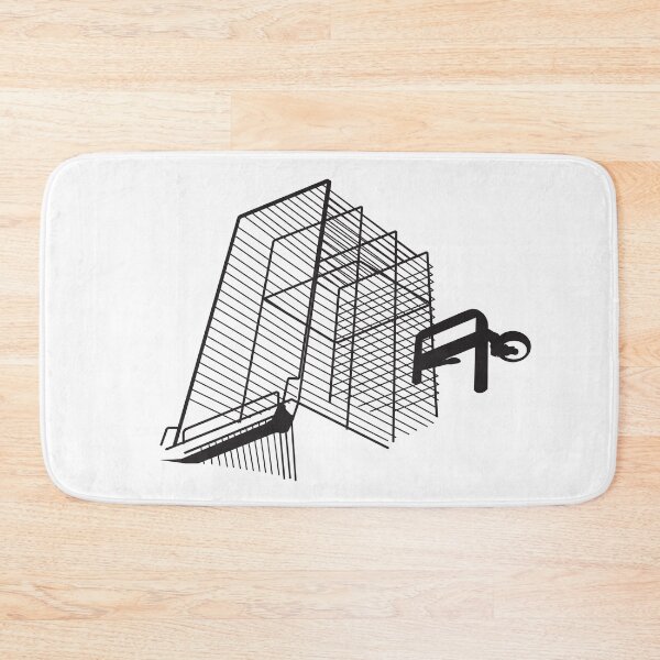 Item preview, submerged shopping trolley cart silhouette designed and sold by sixsixninenine.