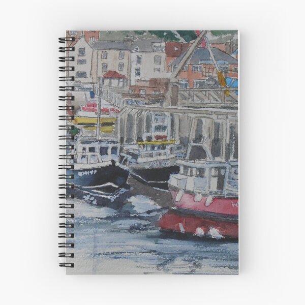 Item preview, Boats in Whitby Harbour designed and sold by Robert Petcher Art.
