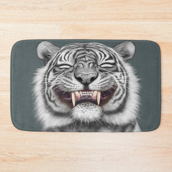 Item preview, Smiling Tiger - monotone designed and sold by tutuart.