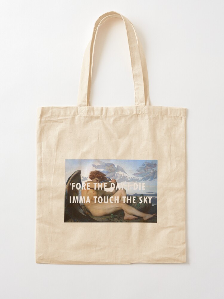 Touch The Sky Ye Tote Bag By Barbzzm Redbubble