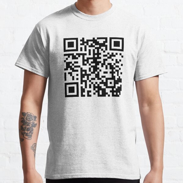 Rick Roll Your Friends! QR code that links to Rick Astley's “Never Gonna  Give You Up”  music video Sticker for Sale by ApexFibers