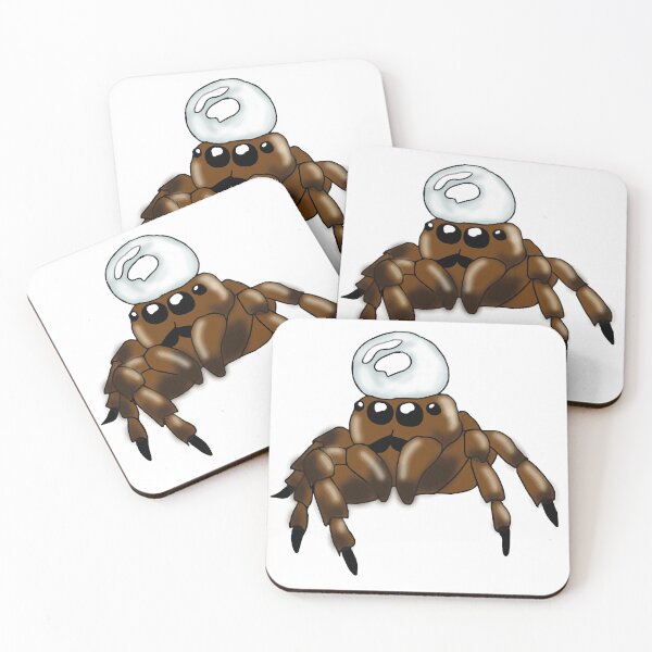Item preview, cute spider with water drop designed and sold by BadHabits4452.