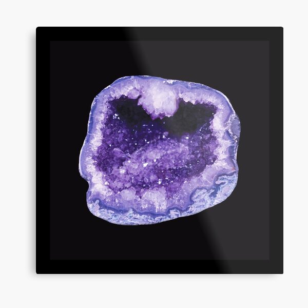 Geode Agathe Amethyst Purple And Light Pink Magic Mineral Rock Slice In Half With Pastel Purple