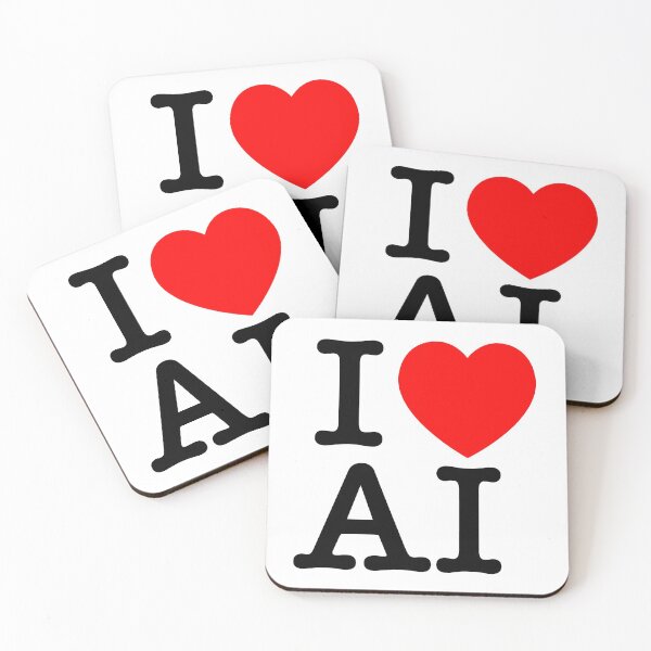 Item preview, I Heart AI (ANGUILLA) designed and sold by elizaldesigns.