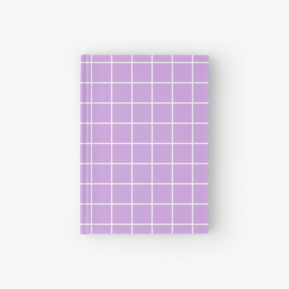 Purple Grid Aesthetic | Pastel Lilac Violet