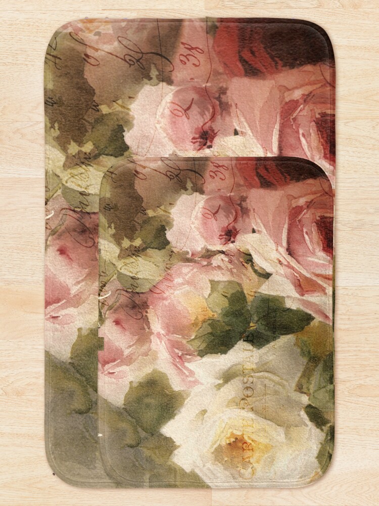 Alternate view of La Vie en Rose Bath Mat