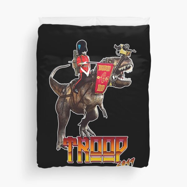 Troop 2049 (Irish Guards) Duvet Cover